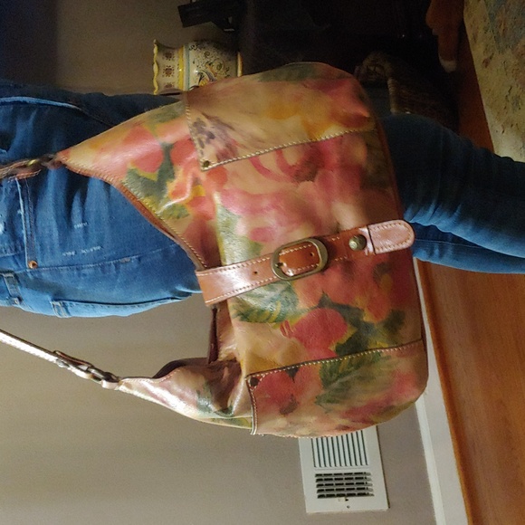 Patricia Nash. Large, Italian leather shoulder bag - Picture 4 of 16